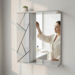 Пластиковое зеркало Chaos grey HPL 1022 gloss