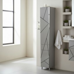Пенал пластиковый Chaos grey HPL 1022 gloss