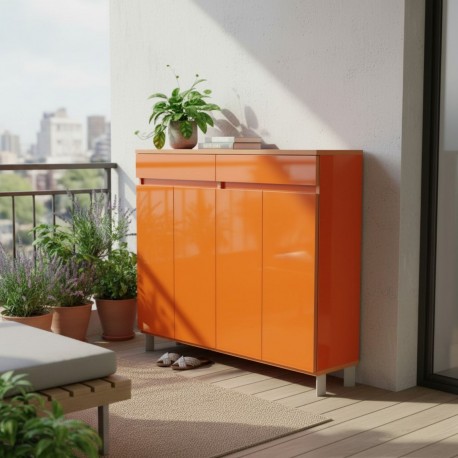 Пластиковый комод Orange sun для балкона и террасы