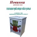 Тумба пластиковая SPA c керамическим умывальником 60 см