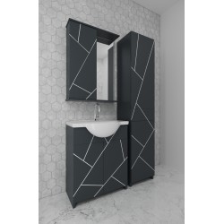 Комплект мебели Chaos 2021 white&grey