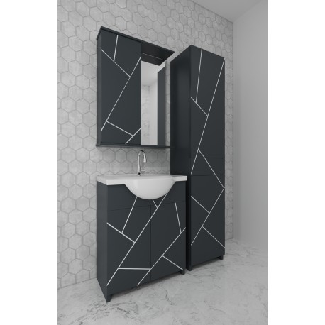 Комплект мебели Chaos 2021 white&grey