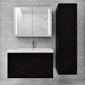 Комплект подвесной мебели Chaos 2021 grey&red 2 ящ,