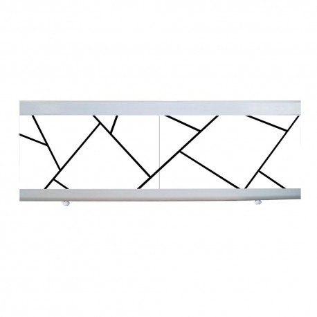 Экран под ванну Mikola-M I-screen light Premium Chaos white