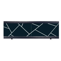 Экран под ванну I-screen light Premium Chaos antracit