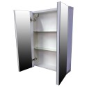 Пластиковый зеркальный шкаф Plastic 8.0