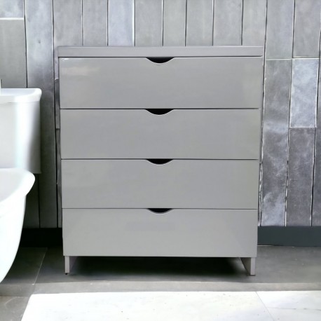 Пластиковый комод Mikola-M Stairs HPL 3103 gloss 4 ящика