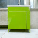 Пластиковая напольная тумба Mikola-M HPL 1111 gloss