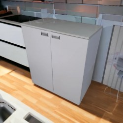 Пластиковая тумба с пластиковой столешницей с покрытием Hpl 100 см