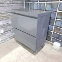 Напольная пластиковая тумба Лями Grey 3297 tought