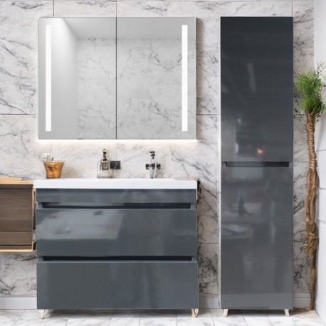 Комплект пластиковой мебели Атлант с покрытием HPL 3155 gloss