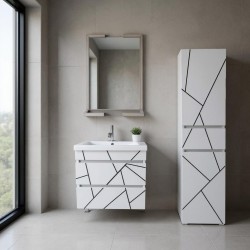 Комплект пластиковой мебели Атлант Chaos black