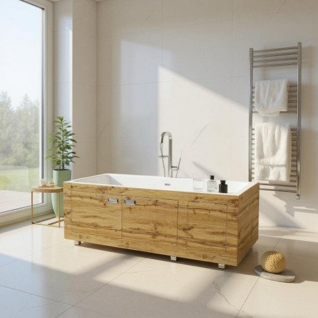 Экран под ванну с распашными дверками Shampain 3.0 Лями 3330 albero