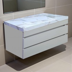 Подвесная тумба пластиковая Атлант Лями 70*60*48 см HPL 1022 silk