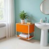 Подвесная пластиковая тумба Loft Sunset 60 см